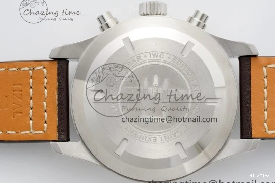 MIROTIME 1222 Thermal Pilot Chrono SS AZF 1:1 Best Edition Brown Dial on Brown Leather Strap A 7062